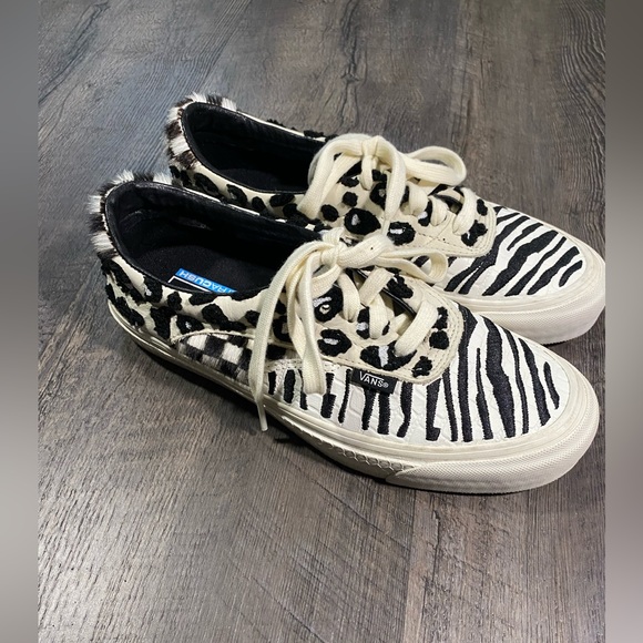VANS Mixed Media Acer NI SP ‘Animal Print’ Sneakers - Picture 3 of 7